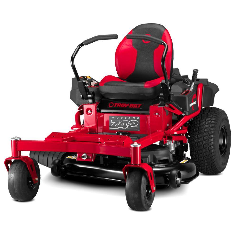 Troy-Bilt Mustang 42 in. 22 HP V-Twin Kohler 7000 Series Engine Dual Hydrostatic Drive Gas Zero Turn Riding Lawn Mower Mustang Z42