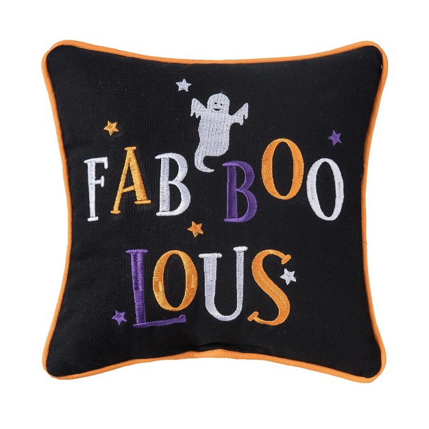 X 10 quot Fab boo lous Halloween Pillow