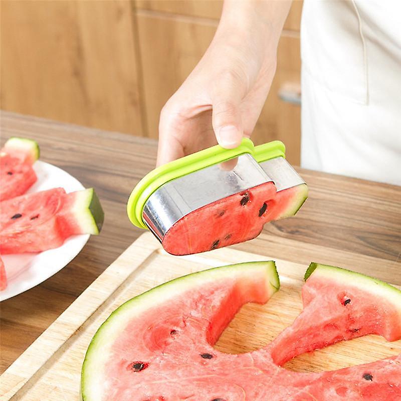 Creative Watermelon Slicer Ice Cream Popsicle Shape Melon Cutter