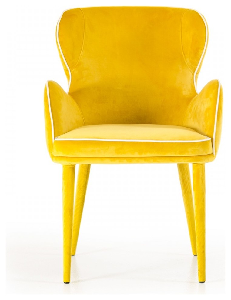 Modrest Tigard Modern Fabric Dining Chair   Midcentury   Dining Chairs   by Vig Furniture Inc.  Houzz