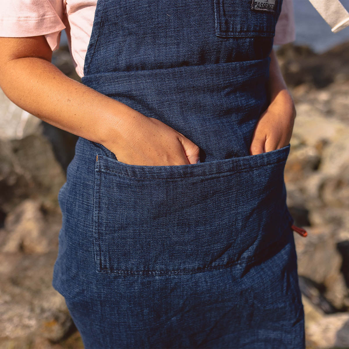 Yard Organic Cotton Denim Apron - Dark Denim