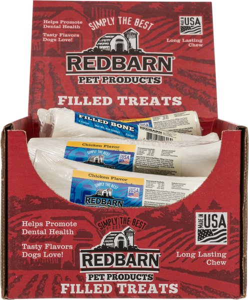 Redbarn Large Chicken Filled Bones Dog Treats