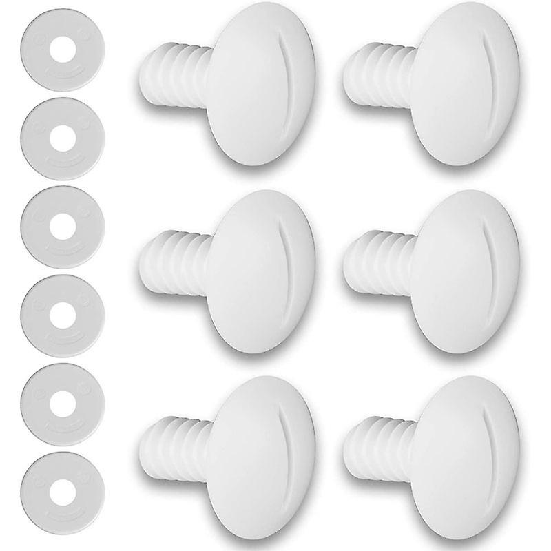 12pcs Pool Cleaner Wheel Screw With Extra 6pcs Washers