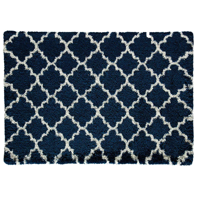 Rugs America Feather Shag Quatrefoil Rug