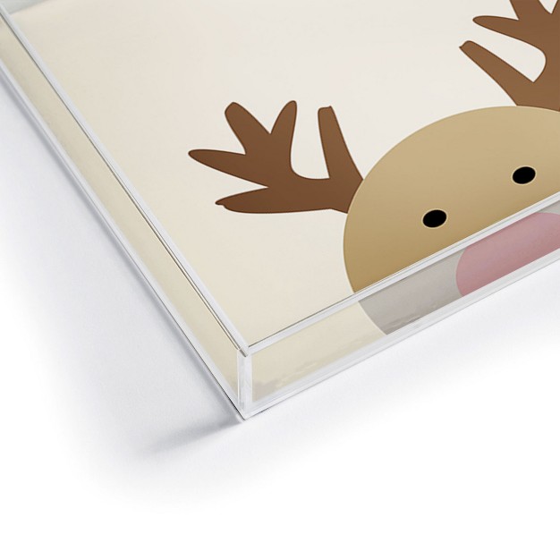 Allyson Johnson Reindeer Acrylic Tray Deny Designs