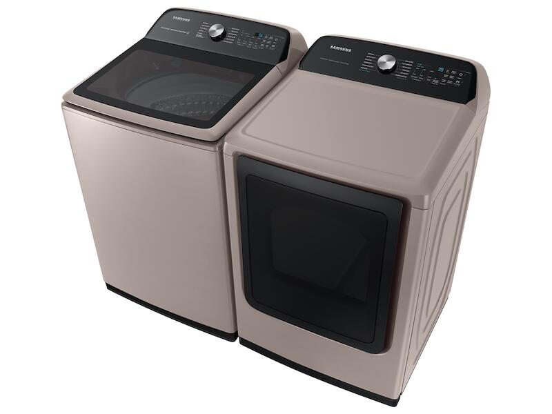 Samsung DVE52A5500C 7.4 Cu. Ft. Smart Electric Dryer With Steam Sanitize+ In Champagne