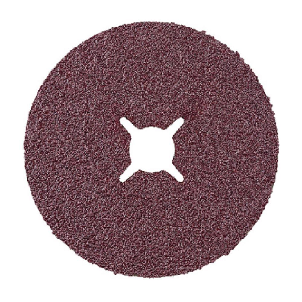 Hilti 4-12 in. 80-Grit Aluminum Oxide Fiber Sanding Disc P Standard Pack (25-Pack) 2243210