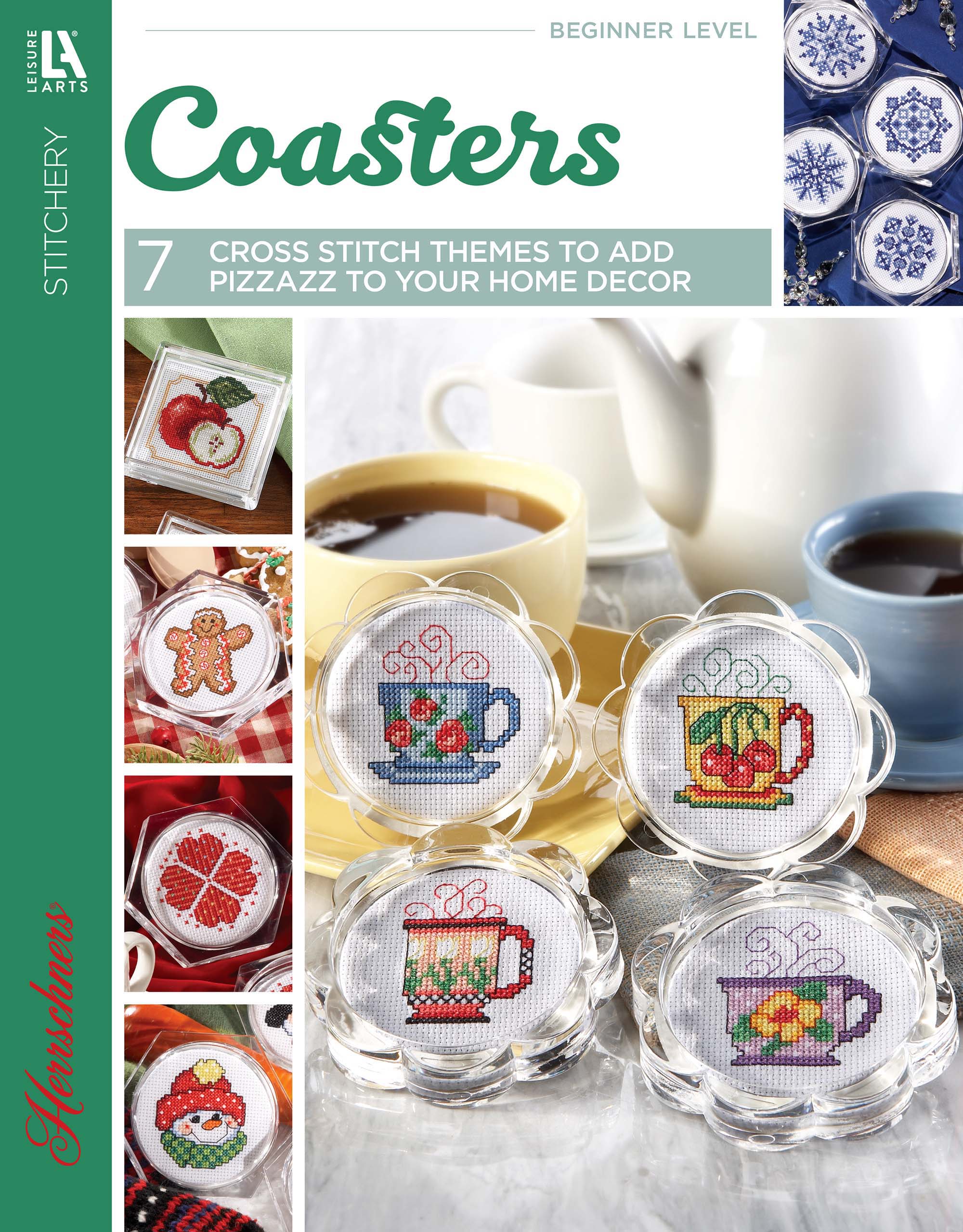 Leisure Arts Cross Stitch Coasters Cross Stitch Book