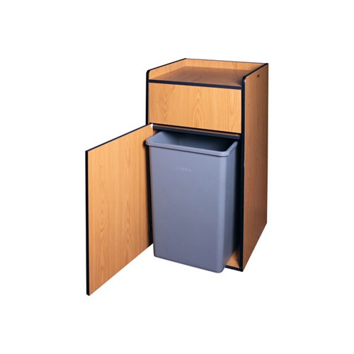 Value Series Tray Top Waste Receptacle - 35 Gallon Capacity - 23-3/4