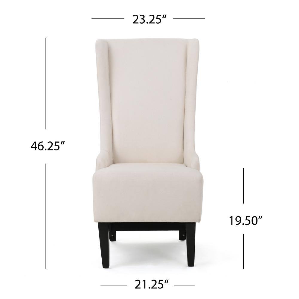 Callie Beige Fabric Parsons Chair 10337