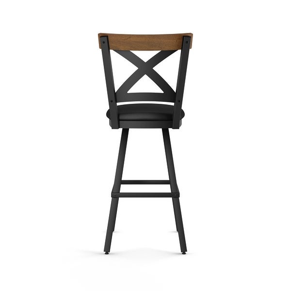 Amisco Snyder Swivel Counter and Bar Stool