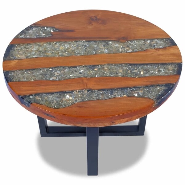 Coffee Table Teak Resin 23.6