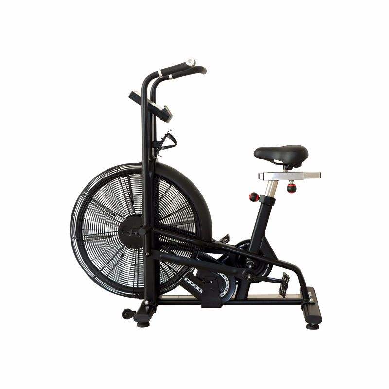 2023 Manufacturer Fitness Equipment Air Resistant Cardio Bike Body Building Upright Airbike Air Bike