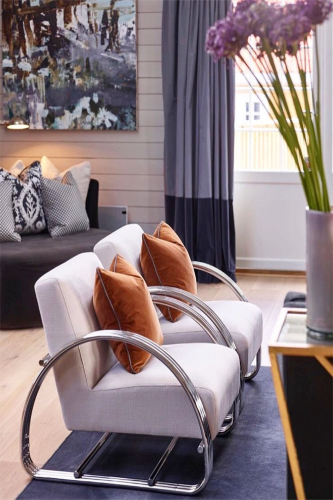 Beige Living Room Chair  Eichholtz Basque   Contemporary   Armchairs And Accent Chairs   by Oroa   Distinctive Furniture  Houzz