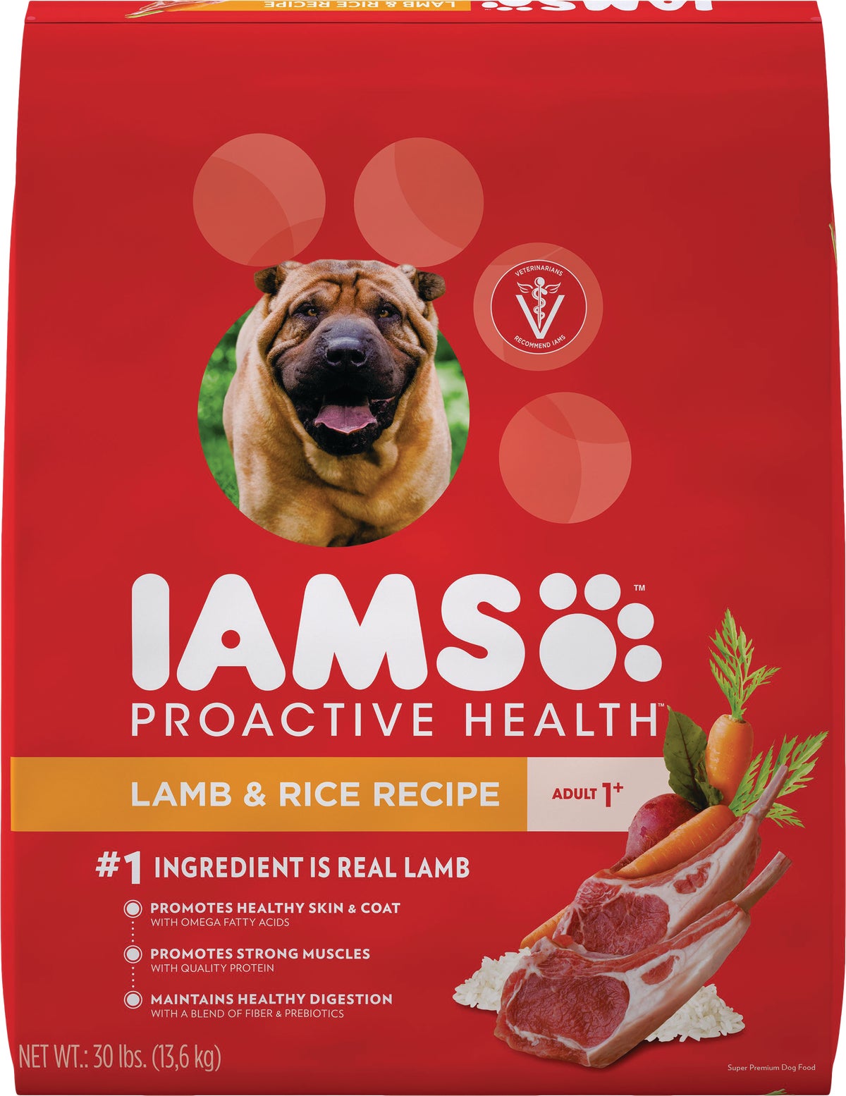 Iams Lamb and Rice Dog Food 30 Lb.