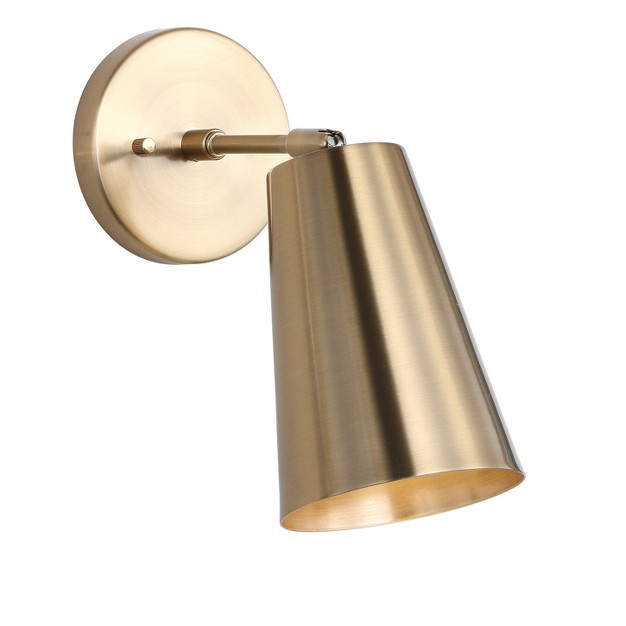 Leonardo Wall Sconce Brass Gold Safavieh