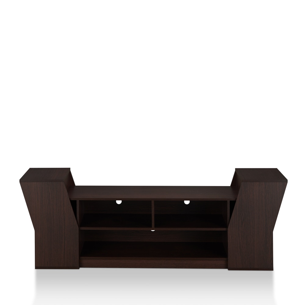 Tai Contemporary 71 inch 3 Open Shelf TV Console by Furniture of America