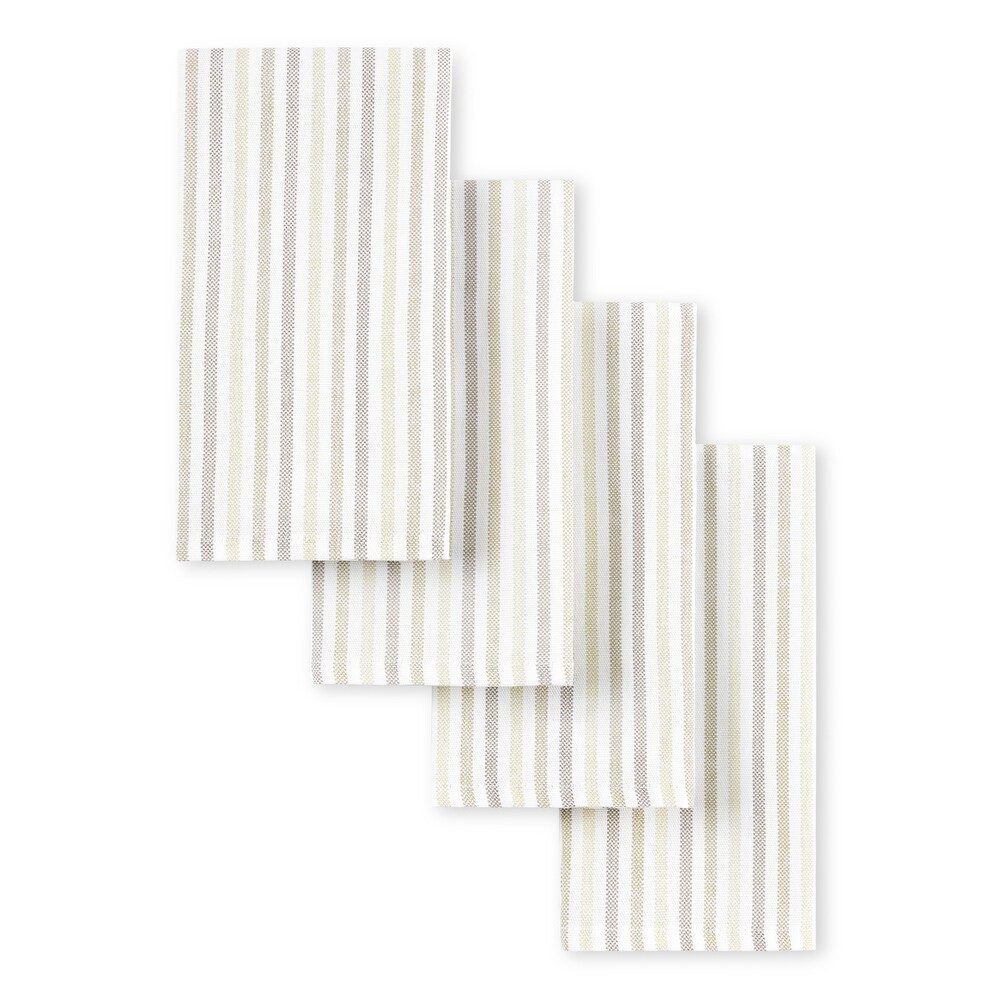 Martha Stewart Daisy Stripe Napkin Set 4 Pack   19\