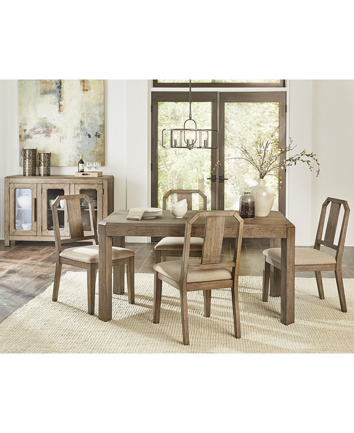 Furniture Acadia 7-pc Dining Set (Rectangular Table and 6 Side Chairs)