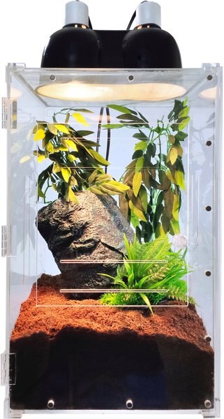 HerpCult Acrylic Front-Opening Reptile Habitat， 12-gal