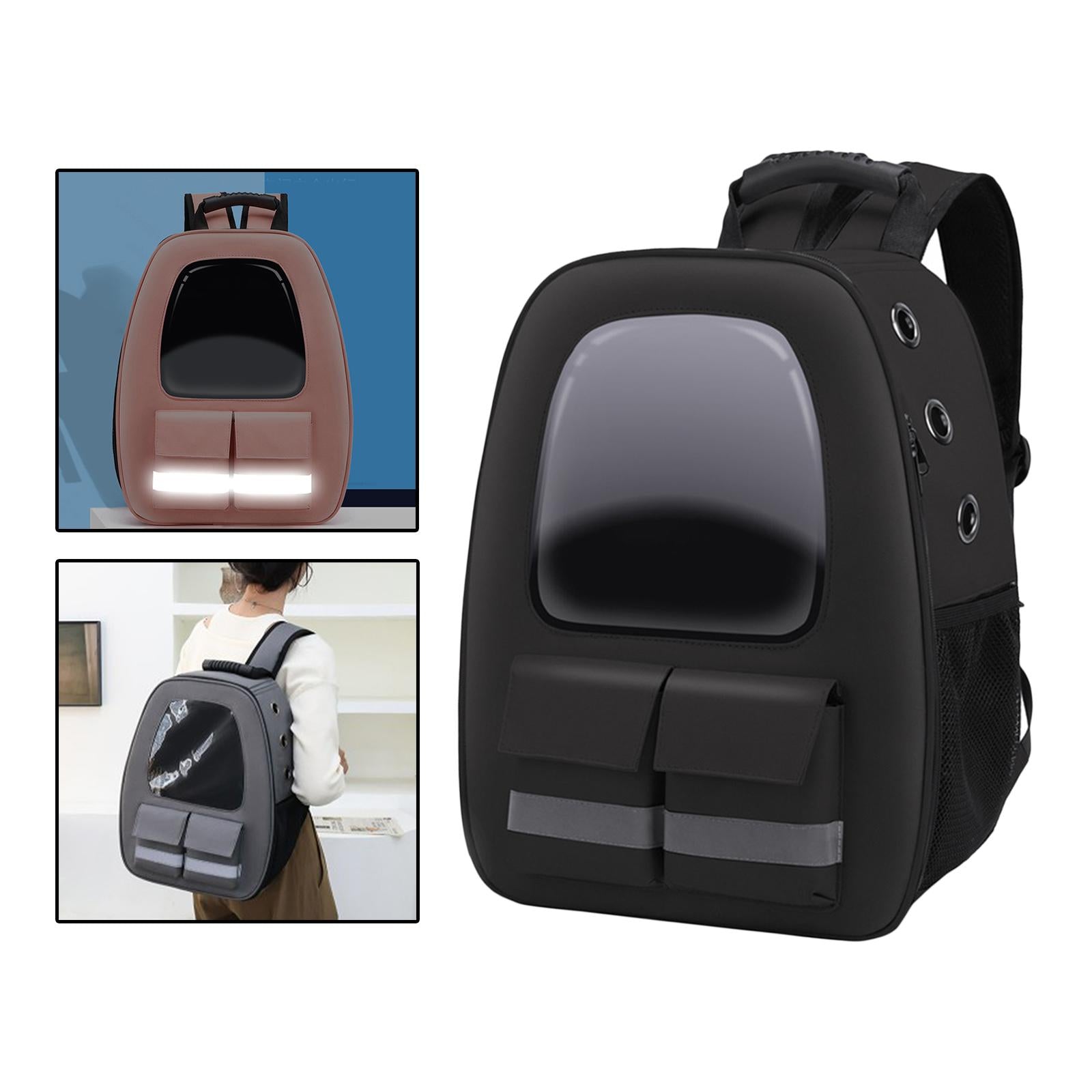 2pcs Cat Carrier Backpack Airline Approved Pet Backpack for Cat & Small Dog