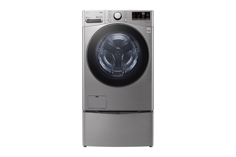 Lg WM3600HVA 4.5 Cu. Ft. Ultra Large Capacity Smart Wi-Fi Enabled Front Load Washer With Built-In Intelligence & Steam Technology