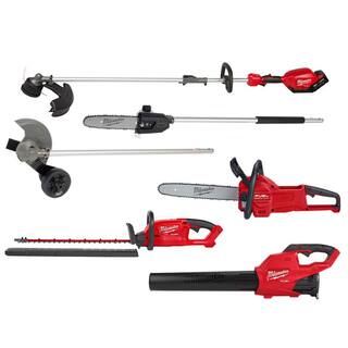 MW M18 FUEL 18V Lithium Ion Brushless Cordless QUIK LOK String Trimmer Kit W Hedge Pole Saw Edger Blower  Chainsaw 2825-21ST-2727-20-2724-20-2726-20-49-16