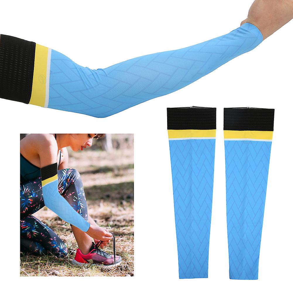 1 Pairs Arm Sleeves For Sun Protection， Cooling Compression Arm Sleeves For Men Women Sports Sleeve For Cycling， Sports， Run， Basketball[s/m]