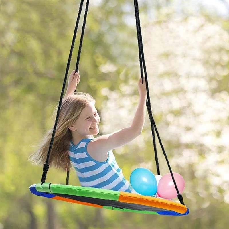 40 Inch Saucer Tree Swing Outdoor Play for Kids