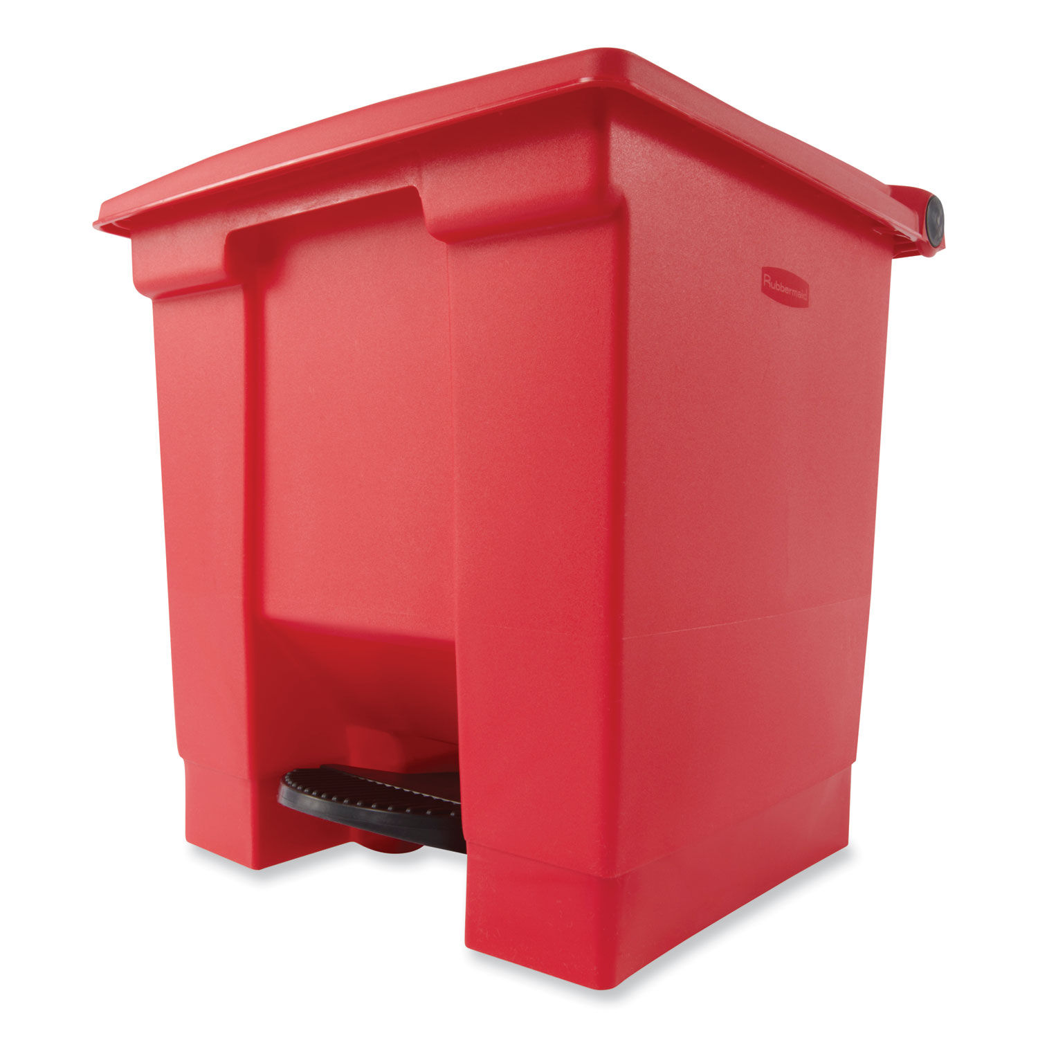 Indoor Utility Step-On Waste Container by Rubbermaidandreg; Commercial RCP6143RED