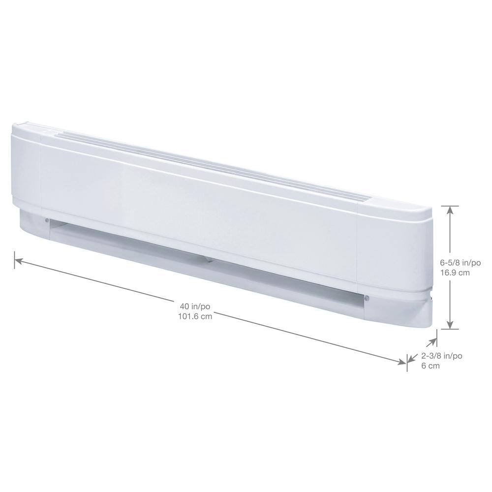 Dimplex 40 in. 1000750-Watt 240208-Volt Linear Convector Baseboard Heater 400001258