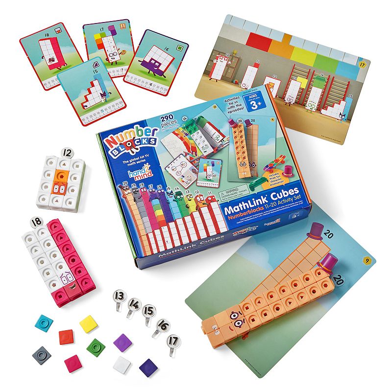 hand2mind Numberblocks 11�C20 Activity Set with MathLink Cubes