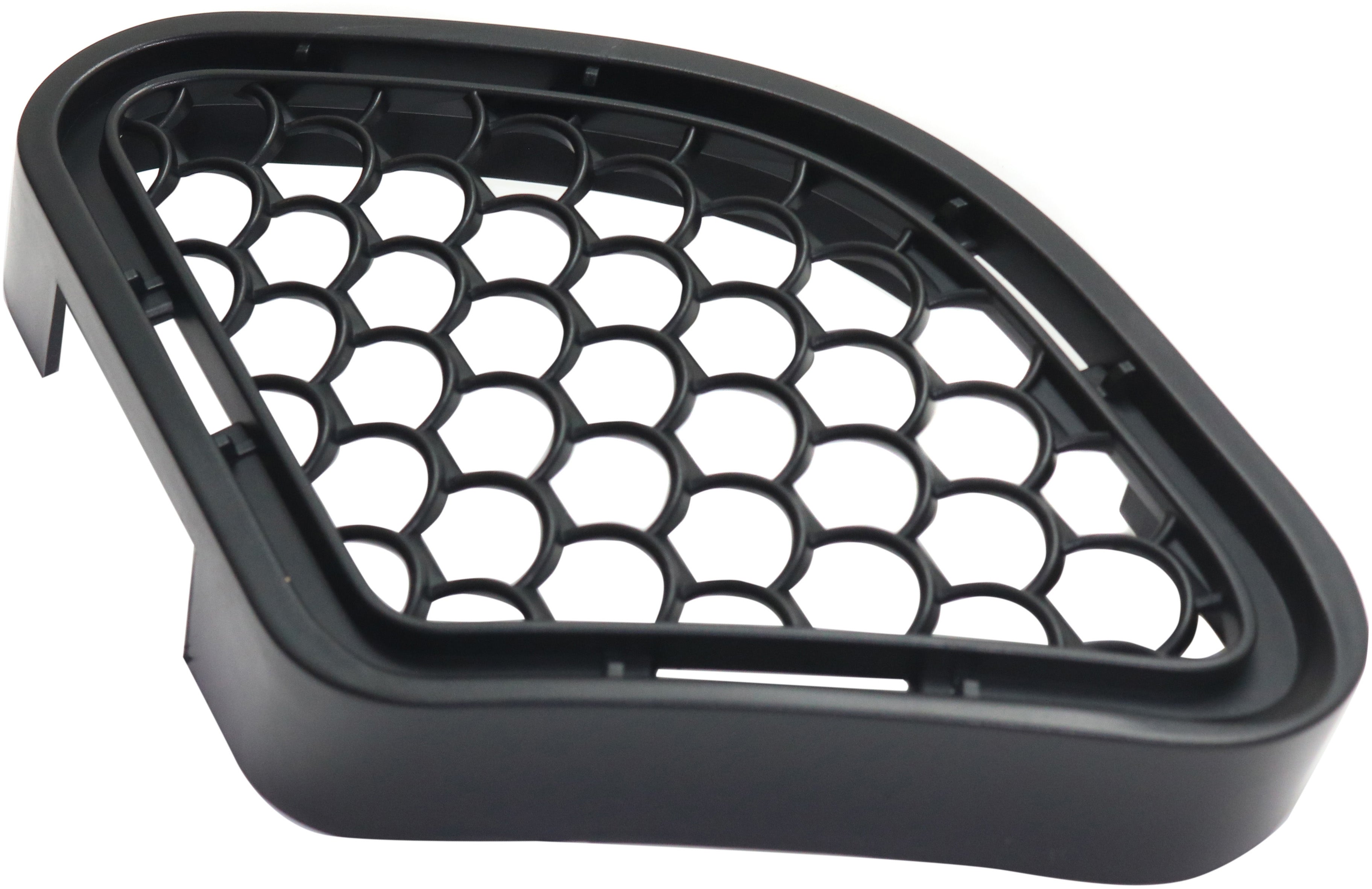 Bumper Grille Compatible With 2008-2011 Mercedes Benz C63 AMG Front， Right Passenger Side， Outer Black