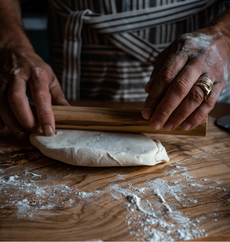 Andrea Brugi Hand Carved Olivewood Rolling Pin (2 Sizes)