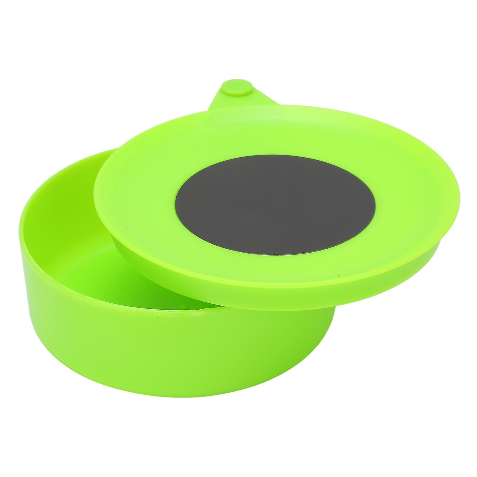 2 Layer Fishing Tray Plastic Material Magnetic Bait Plate 5mm Interface Size Outdoor Pull Fishing Bait Tray