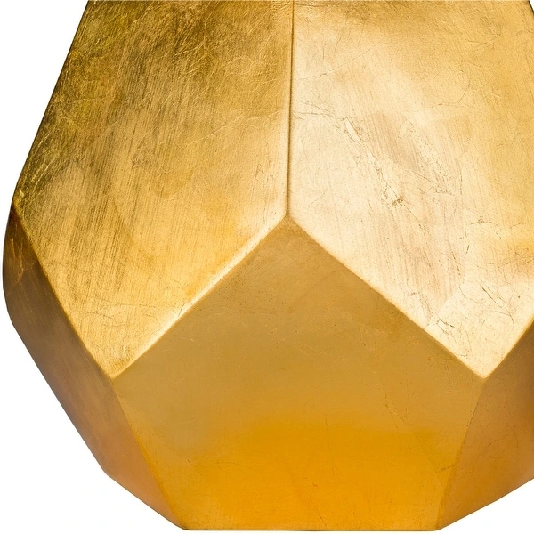 Naahs Table Lamp with Gold Base and Off-White Shade