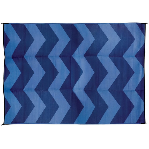 Camco 42858 Leisure Mat   9' x 12'  Chevron Blue