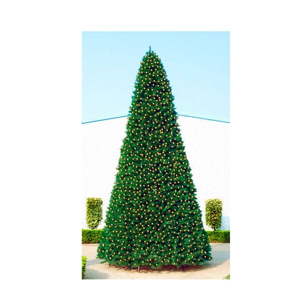 Everest Fir Commercial Tower Christmas Tree 16.5' Warm White C7 LED