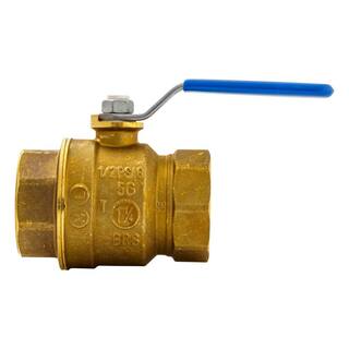 Everbilt 1-14 in. Brass FIP X FIP Ball Valve 107-406EB