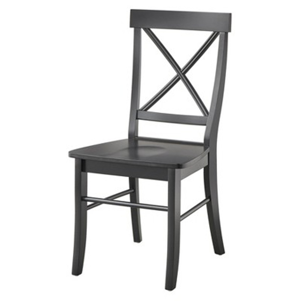 Easton Cross Back Dining Chair Black - Buylateral