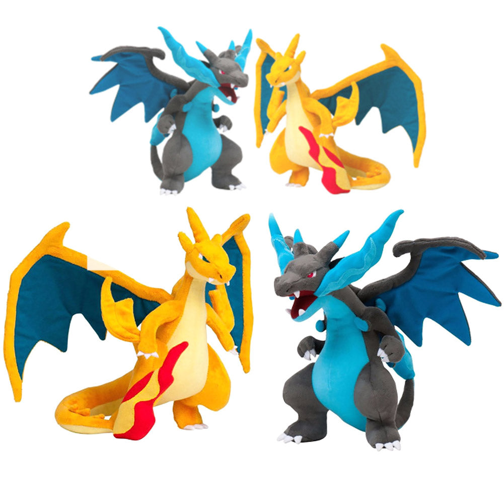 9 inch Anime Super Fire Dragon Stuffed Plush Pet Elf Doll Pokemon Soft Toy for Children