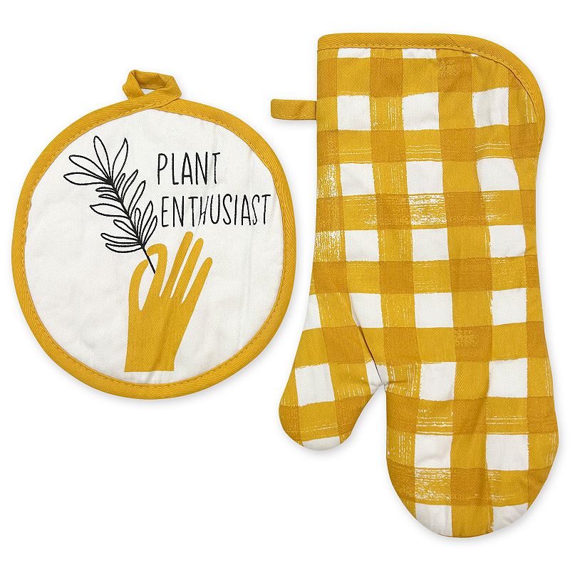 Homewear Plant Enthusiast 2-pc. Oven Mitt and Potholder Set