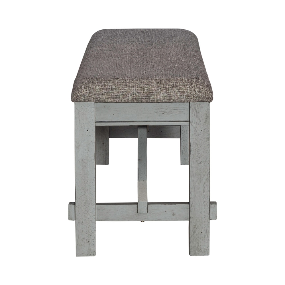 Newport Smokey Gray Carbon Dining Bench