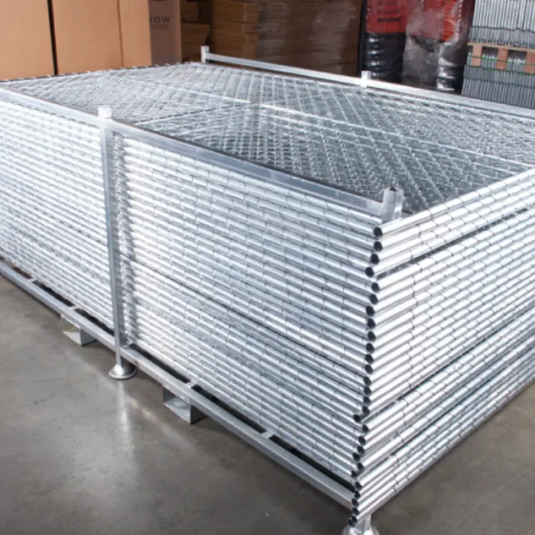 6ft*12ft 2.8mm 60*60mm factory supply chain link fence temporary fence for construction