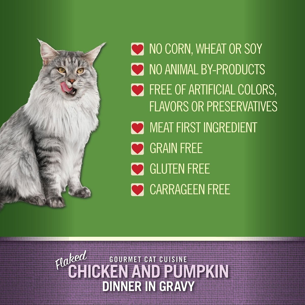 Scrumptious From Scratch Chicken and Pumpkin Dinner In Gravy Canned Cat Food， 2.8-oz， case of 12