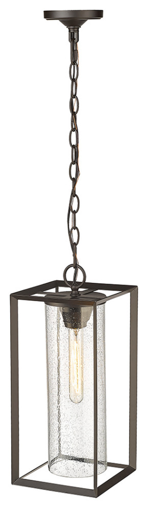 1 Light 7.5 quotPowder Coat Bronze Outdoor   Transitional   Outdoor Hanging Lights   by Millennium Lighting Inc  Houzz