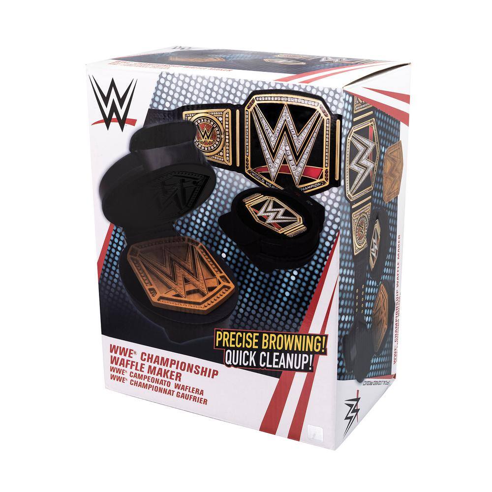 Uncanny Brands Black WWE Championship Belt American Waffle Maker WM1-WWE-CHB