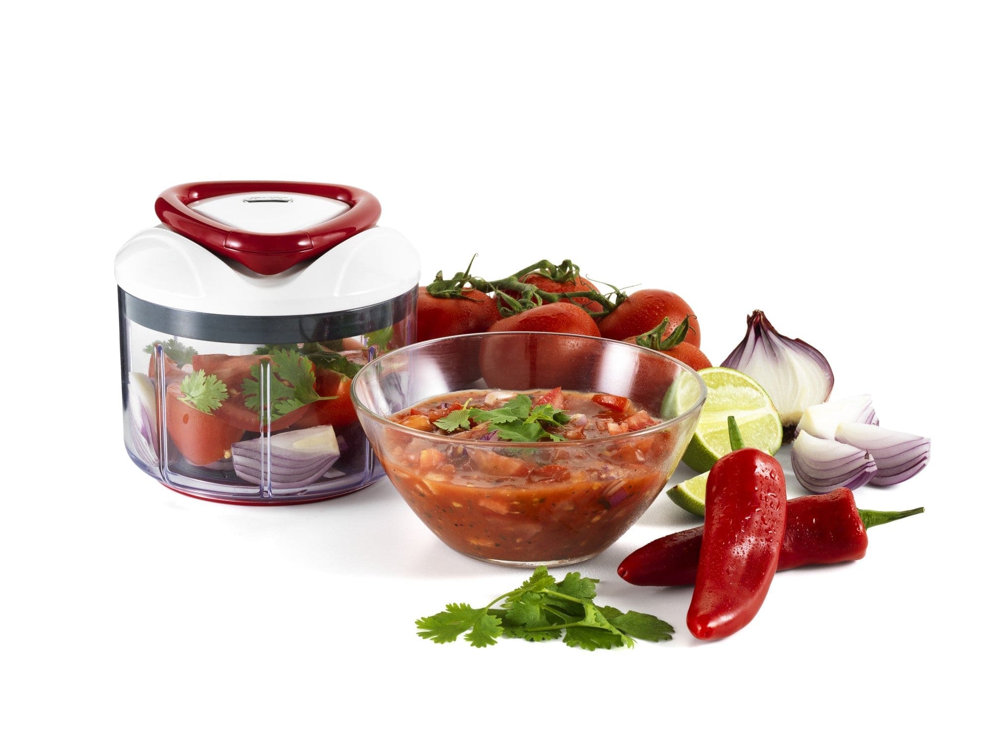 Easy Pull Food Processor and Manual Food Chopper