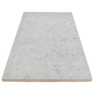 MSI 0.79 in. x 13 in. x 24 in. Terrazo Glacier Glazed Porcelain Pool Coping Floor (4.33 sq. ft.Case) COPNTERGLA1324