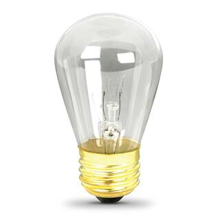 Feit Electric 11-Watt S14 Dimmable E26 Base Incandescent String Light Soft White (2700K) and Sign Replacement Bulb (1-Bulb) BP11S14HDRP